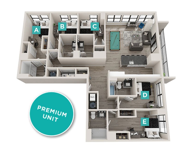Eckington - 5x5 Floor plan
